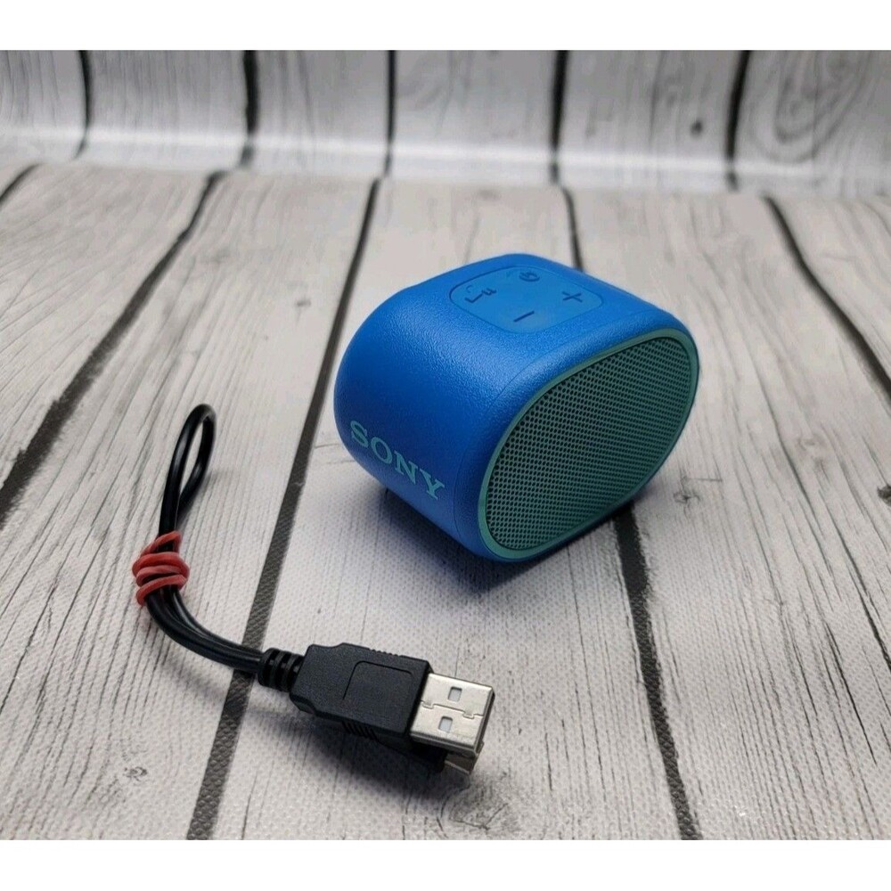 Sony SRS-XB01 Compact Portable Bluetooth Blue Speaker Extra Bass Splash Proof